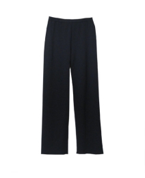 Viscose nylon full needle knit pants.  Great draping with nice stretch.  Good for travel, office and leisure wear.  Tightly knitted full needle full fashion knit.  Great for all occasions.  Easy to match with tops and jackets. Hand wash or dry clean for best results. 

DISPLAY PICTURE COLOR: BLACK