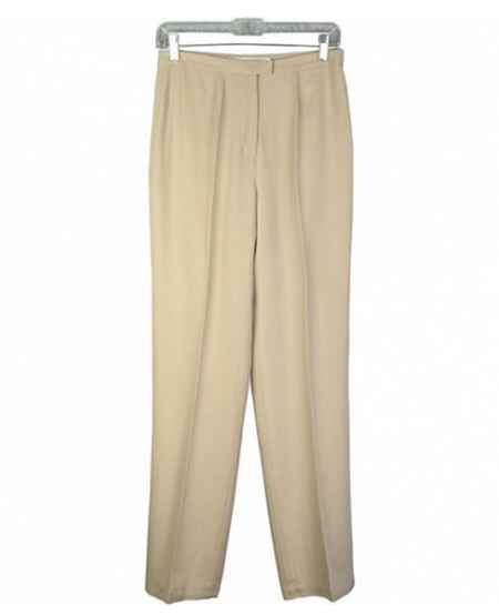 This washable woven silk linen unlined trouser has a classic and comfortable fit. Its back waist is elastic, so it is easy-fit. This pair of pants is luxurious because of its matte textured silk linen fabric. It has an easy-matching camp shirt, jackets, and bottoms that can create beautiful outfits. These pants are perfect for the spring and summer season. Dry clean, or machine/hand-wash in cold water.

DISPLAY PICTURE COLOR: KHAKI