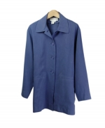 Our ladies' washable fuji silk barn jacket is comfortable and perfect for all occasions. This unlined jacket is softly shaped and drapes very nicely. It can easily match sweaters and jackets. Machine wash or dry clean for best results.

DISPLAY PICTURE COLOR: IVORY