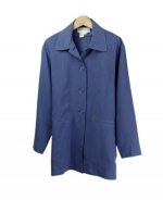 Our ladies' washable fuji silk barn jacket is comfortable and perfect for all occasions. This unlined jacket is softly shaped and drapes very nicely. It can easily match sweaters and jackets. Machine wash or dry clean for best results.

DISPLAY PICTURE COLOR: IVORY