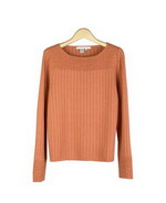 Our Tussah silk/cotton bateau neck long sleeve sweater is perfect for all occasions. Soft and comfortable. Easy to match with jackets and bottoms. Hand wash or dry clean for best results. 

Available in 4 beautiful colors: Black, Crystal Pink, Persimmon, and Ruby.

DISPLAY PICTURE COLOR: PERSIMMON