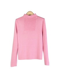 Our Tussah silk/cotton funnel neck long sleeve is perfect for all occasions. Soft and comfortable. Easy to match with jackets and bottoms. Hand wash or dry clean for best results. 

Available in 8 beautiful colors: Banana, Black, Chocolate, Crystal Pink, Periwinkle, Persimmon, Ruby, and Sky. 

DISPLAY PICTURE COLOR: CRYSTAL PINK