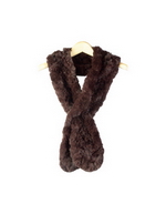 100% Rabbit Fur, baby soft touch scarf. 52
