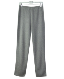 Silk/Cotton/Cashmere/Lycra Full Needle Knit Pants. Dry clean for the best long lasting result. Or handwash cold and lay flat to dry; Then press with steam or just steam to enhance the silk/cotton/cashmere/lycra blends soft-touch and good feel. 

2 beautiful colors available: Brown and Snow Gray.

DISPLAY PICTURE COLOR: SNOW GRAY