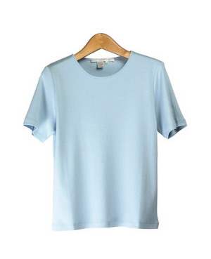white silk t shirt women's