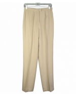 This washable woven silk linen unlined trouser has a classic and comfortable fit. Its back waist is elastic, so it is easy-fit. This pair of pants is luxurious because of its matte textured silk linen fabric. It has an easy-matching camp shirt, jackets, and bottoms that can create beautiful outfits. These pants are perfect for the spring and summer season. Dry clean, or machine/hand-wash in cold water.

DISPLAY PICTURE COLOR: KHAKI