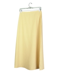 This washable woven silk linen unlined long skirt has a classic and comfortable fit. Its' back waist is elastic, so it is easy-fit. Our long skirt is luxurious because of its matte textured silk linen fabric. It has an matching camp shirt and jackets that can create beautiful sets. This silk linen skirt is for the spring and summer season. Dry clean or machine/hand-wash in cold water.

Available in 5 beautiful colors: Butter, Fuchsia, Ivory, Khaki, and Silver-blue.

DISPLAY PICTURE COLOR: BUTTER