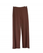 This silk/cotton full needle knit pants are perfect for all occasions. These pants are soft and comfortable and are easy to match with jackets and tops. 3 beautiful colors available for this pair of pants: Black, Brown, and Camel. 

Hand-wash cold and lay flat to dry. Press the pants with steam to bring out the silky soft touch. Or dry clean for long lasting care.

DISPLAY PICTURE COLOR: BROWN