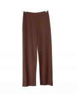 This silk/cotton full needle knit pants are perfect for all occasions. These pants are soft and comfortable and are easy to match with jackets and tops. 3 beautiful colors available for this pair of pants: Black, Brown, and Camel. 

Hand-wash cold and lay flat to dry. Press the pants with steam to bring out the silky soft touch. Or dry clean for long lasting care.

DISPLAY PICTURE COLOR: BROWN