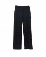 Our silk/cotton/cashmere knit pants are great for all occasions. This solid colored pair of pants is easy-fit and clean shaped. Ultra soft and a comfortable, luxurious top for the fall and winter. Matches many jackets and tops easily. 

Dry clean for long lasting best results.  Or hand wash cold, lay flat to dry.  Steam or press the knit jacket with steam to achieve the original luxurious look and feel.

DISPLAY PICTURE COLOR: BLACK